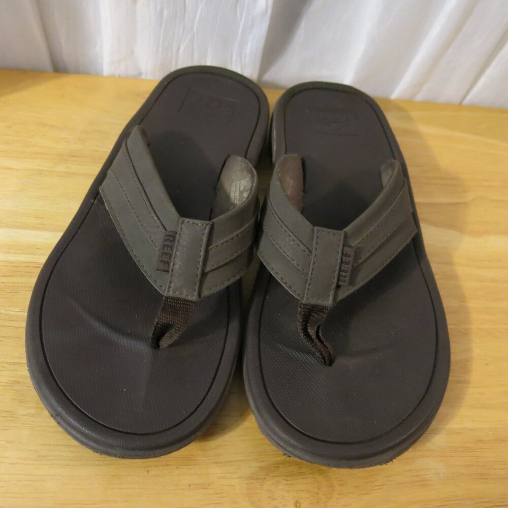 Reef Men's Cushioned Sandal Flip Flops Brown Size 8